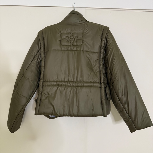 NWT GANNI Siny Quilted Vest Jacket in KALAMATA -Sz 6 - Picture 12 of 12